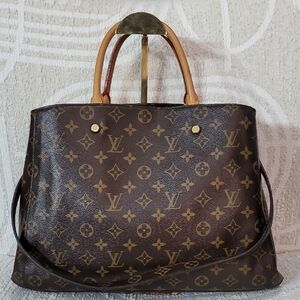 Louis Vuitton Montaigne GM  Brown Monogram Tote